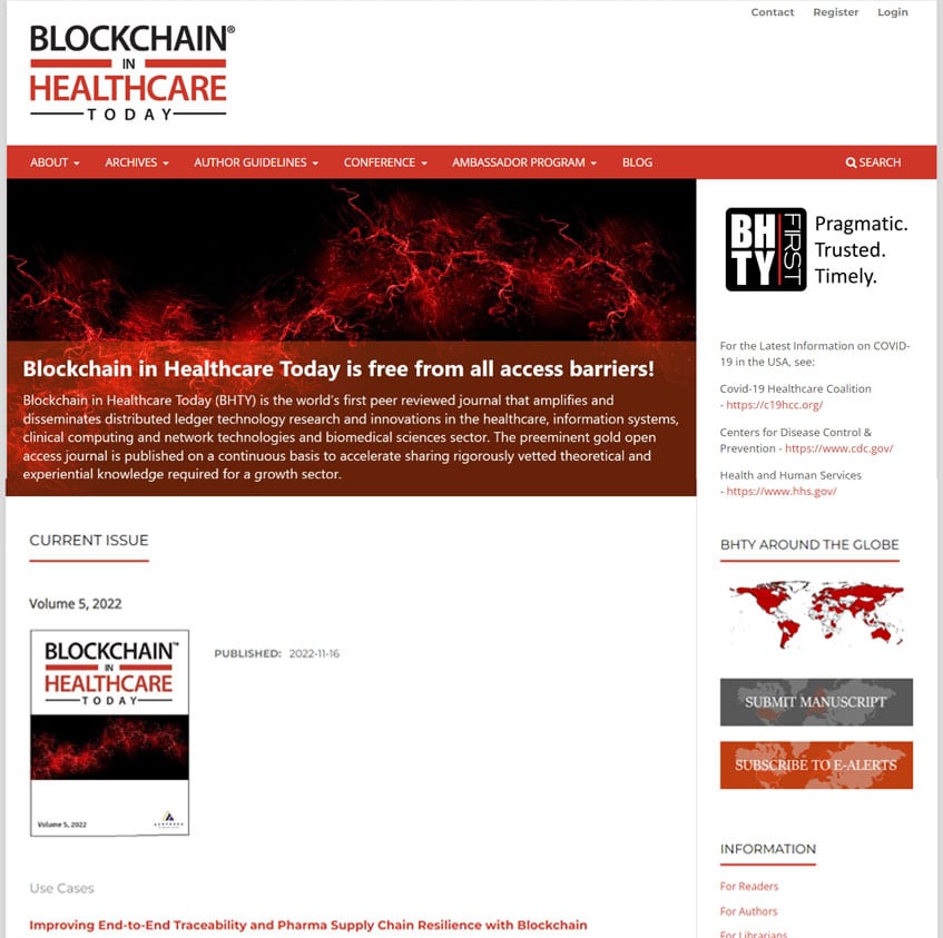 Blockhain in Healthcare Today