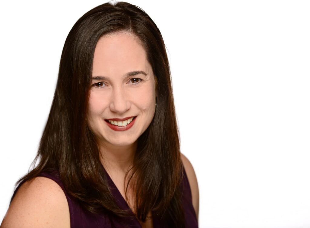 A photo of Shari Rager, Deputy Director of the American Medical Writers Association (AMWA)