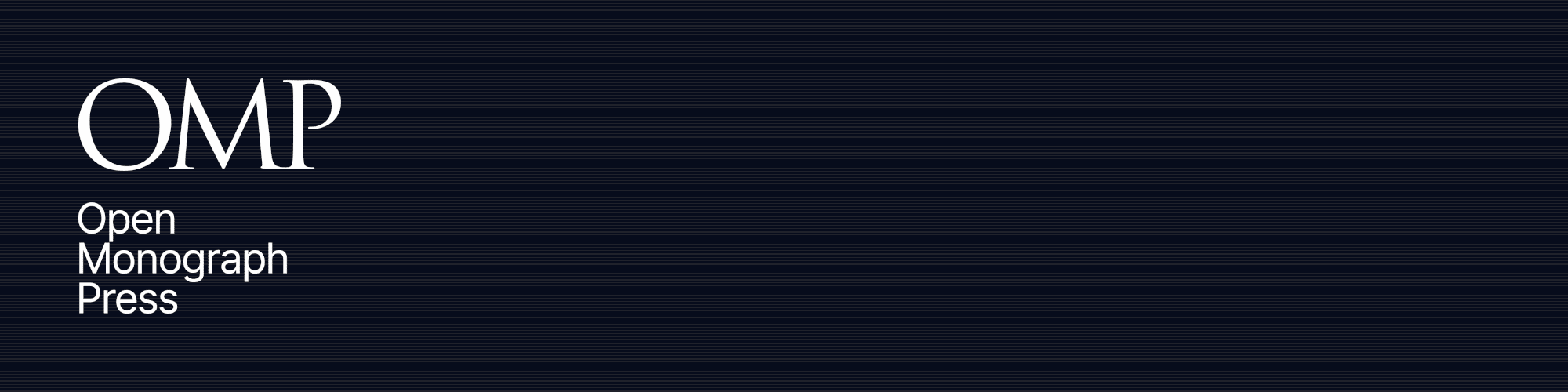 Banner graphic for Open Monograph Press (OMP)