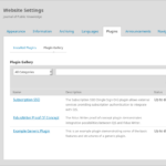 Plugin gallery