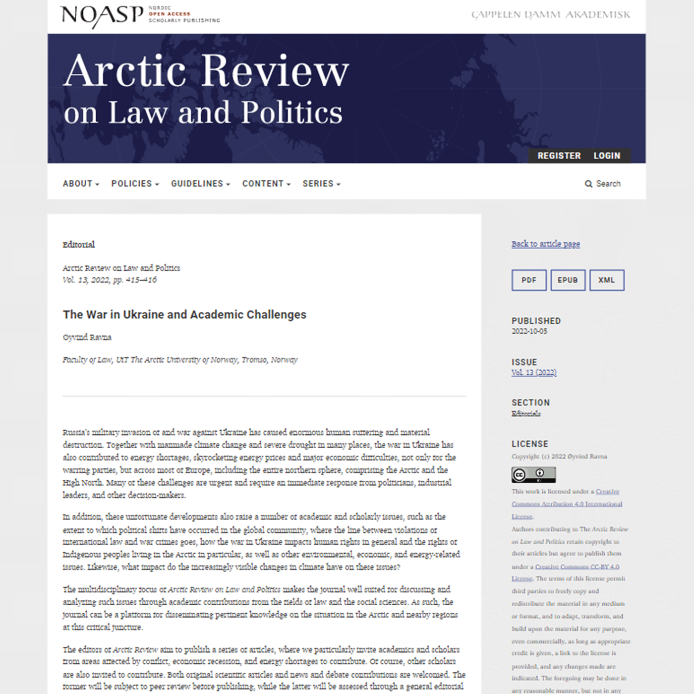 The full article view does not require login or download and the other methods of accessing the article are still visible in the right callouts. 