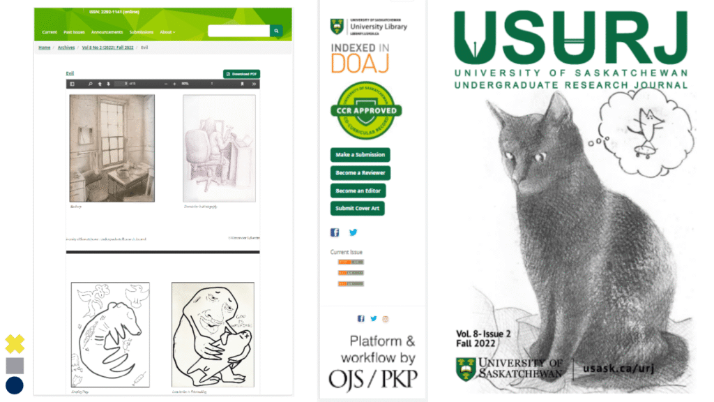 University of Saskatchewan Undergraduate Research Journal cover