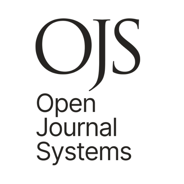 OJS downloadable logo, vertical, black. 
This section of the page is about using the logos for consistent communications. 