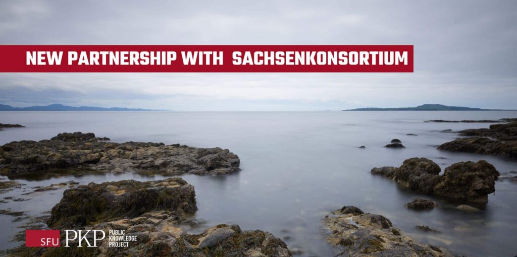 PKP Newsletter announces new partnership with Sachsenkonsortium. The Hebrides Archipelago in Scotland represents the newsletter concept of connecting "islands" of knowledge and communities for collaboration.