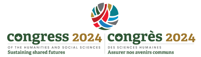 Congress of the Humanities and Social Sciences conference logo 2024 and theme of sustaining shared futures.